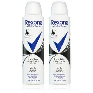 Rexona Invisible on Black + White Clothes Antiperspirant ambalaj economic