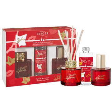Set Maison Berger Duo Lolita Lempicka Sweet Rouge Mini bouquet 90ml + spray parfumat 50ml