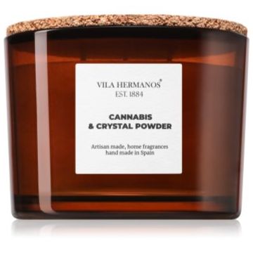 Vila Hermanos Apothecary Cannabis & Crystal Powder lumânare parfumată