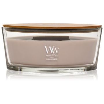 Woodwick Patchouli Créme lumânare parfumată cu fitil din lemn