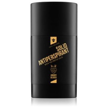 Angry Beards Jack Saloon Solid Antiperspirant antiperspirant puternic pentru barbati Angry Beards Jack Saloon Solid Antiperspirant antiperspirant puternic pentru barbati
