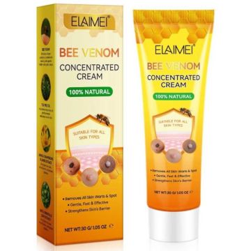 Crema Concentrata cu Venin de Albine pentru Indepartarea Negilor, Petelor, Alunitelor, 100% Naturala, 30 g Crema Concentrata cu Venin de Albine pentru Indepartarea Negilor, Petelor, Alunitelor, 100% Naturala, 30 g