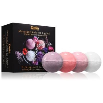 Delia Cosmetics Fizzing Bath Bombs Floral Mix set cadou pentru baie