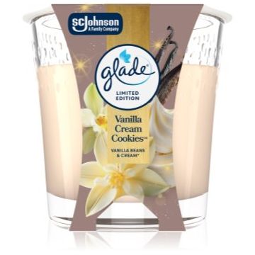 GLADE Vanilla Cream Cookies lumânare parfumată
