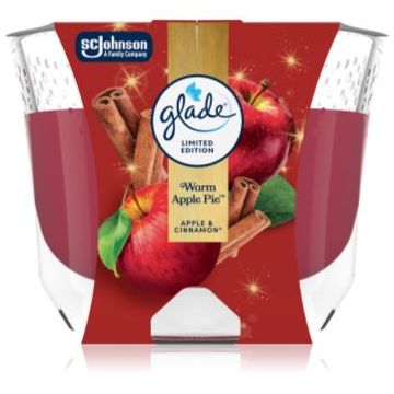 GLADE Warm Apple Pie lumânare parfumată