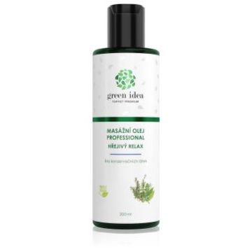 Green Idea Massage oil warm relaxation ulei de masaj