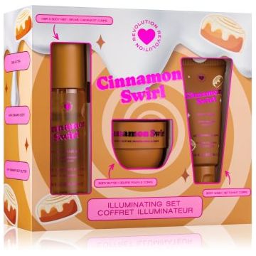 I Heart Revolution Xmas 2025 Cinamon Swirl set cadou de Crăciun pentru corp pentru femei