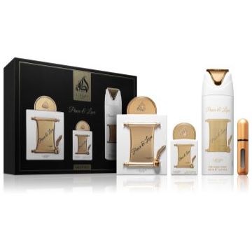 Lattafa Peace & Love set cadou unisex