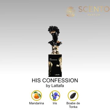 Lattafa Perfumes, His Confession, apa de parfum, de barbat, 100 ml