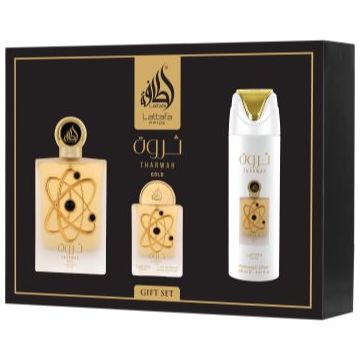 Lattafa Pride Tharwa Gold set cadou unisex
