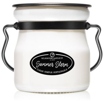 Milkhouse Candle Co. Creamery Summer Storm lumânare parfumată Cream Jar