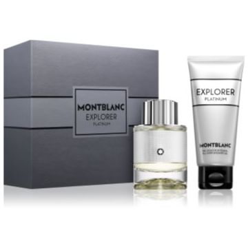 Montblanc Explorer Platinum set cadou pentru bărbați