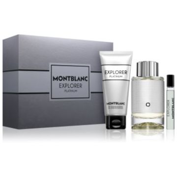 Montblanc Explorer Platinum set cadou pentru bărbați