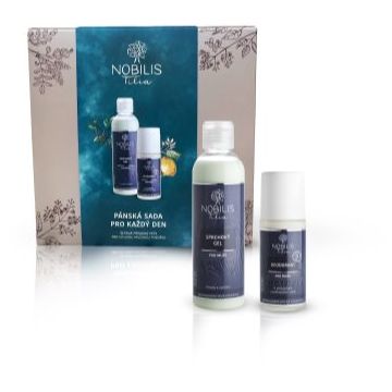 Nobilis Tilia Šetrná Přírodní Péče Pro Citlivou Mužskou Pokožku set pentru barbati