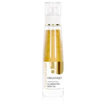 Organique Eternal Gold Smoothing Therapy Ulei de corp uscat cu particule stralucitoare