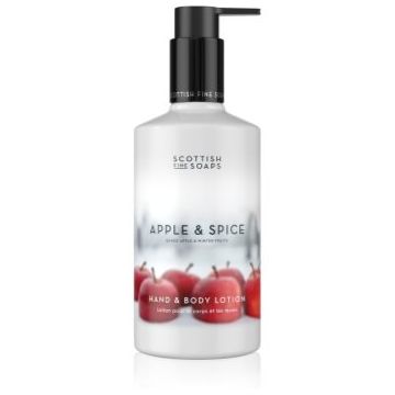 Scottish Fine Soaps Apple & Spice lapte de corp pentru maini si corp