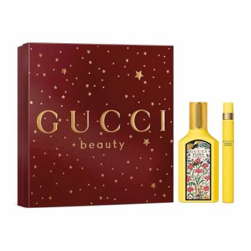Set cadou Gucci Flora Gorgeous Orchid, Femei, Apa de parfum, 50 ml + 10 ml Set cadou Gucci Flora Gorgeous Orchid, Femei, Apa de parfum, 50 ml + 10 ml