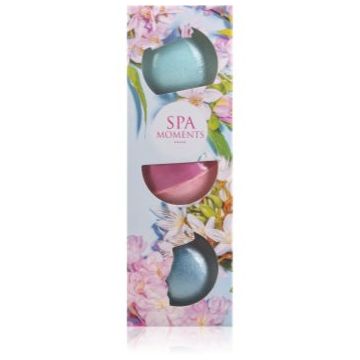 Spa Moments Fizzy Bath Bombs Shea Butter Bombe efervescente de baie unt de shea