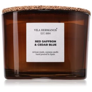 Vila Hermanos Apothecary Red Saffron & Cedar Blue lumânare parfumată
