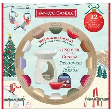 Yankee Candle Christmas Collection Aromalamp & 12 Wax Melts set cadou
