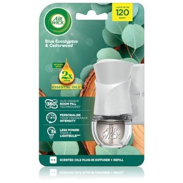 Air Wick Blue Eucalyptus & Cedarwood odorizant electric cu rezervã