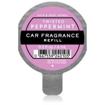 Bath & Body Works Twisted Peppermint parfum pentru masina rezervă