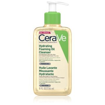 CeraVe Cleansers Hydrating Foaming Oil Cleanser ulei de curatare cu efect de hidratare