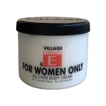 Crema corp pentru femei. Extract de cirese, unt de shea si vitamina E, Village Cosmetics, 500 ml Crema corp pentru femei. Extract de cirese, unt de shea si vitamina E, Village Cosmetics, 500 ml