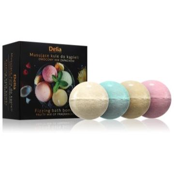 Delia Cosmetics Fizzing Bath Bombs Fruity Mix set cadou pentru baie