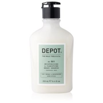 Depot 500 BEARD & MOUSTACHE SPECIFICS NO. 501 MOISTURIZING & CLARIFYING BEARD SHAMPOO sampon hidratant pentru barbă