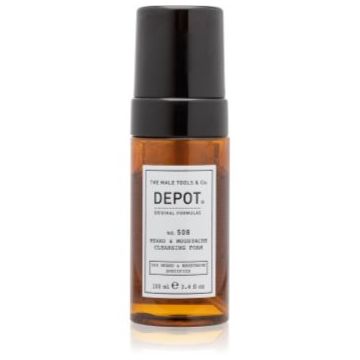 DEPOT 500 BEARD & MOUSTACHE SPECIFICS NO. 508 BEARD & MOUSTACHE CLEANSING FOAM spuma de curatat pentru barbă