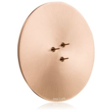ester & erik accessories candle plates sfeșnic pentru lumânări parfumate matt rose gold