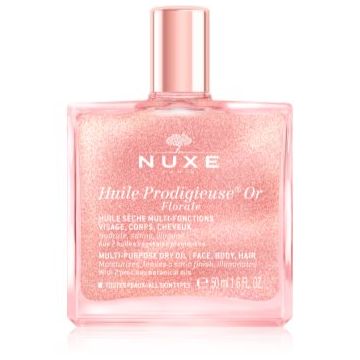 Nuxe Huile Prodigieuse Or Florale ulei uscat multifuncțional cu sclipici pe fata , corp si par