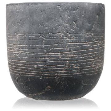 PAJU Robust Dark Grey lumânare pentru exterior 17,5×18,5 cm