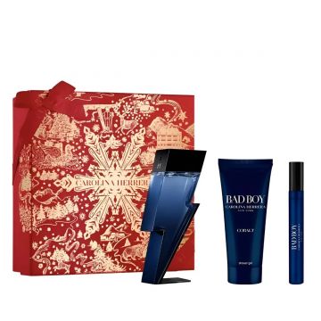 Set cadou Carolina Herrera Bad Boy Cobalt, Barbati, Apa de Parfum, 100 ml + Gel de dus, 100 ml + Apa de Parfum, 10 ml Set cadou Carolina Herrera Bad Boy Cobalt, Barbati, Apa de Parfum, 100 ml + Gel de dus, 100 ml + Apa de Parfum, 10 ml