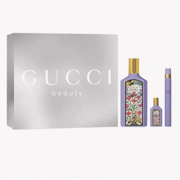 Set cadou Gucci Flora Gorgeous Magnolia, Femei, Apa de parfum, 100 ml + 10 ml + 5 ml Set cadou Gucci Flora Gorgeous Magnolia, Femei, Apa de parfum, 100 ml + 10 ml + 5 ml