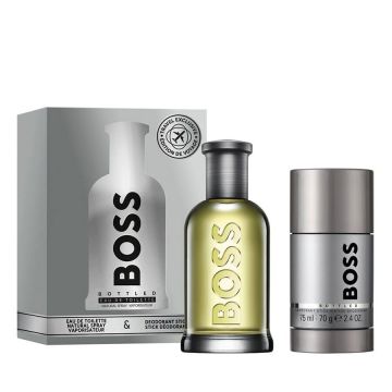 Set Cadou Hugo Boss Bottled, Barbati, Apa de Toaleta (Continut set: 50 ml Apa de Toaleta + 75 ml Deo Stick) Set Cadou Hugo Boss Bottled, Barbati, Apa de Toaleta (Continut set: 50 ml Apa de Toaleta + 75 ml Deo Stick)
