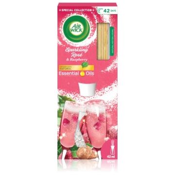 Air Wick Essential Oils Sparkling Rosé & Rasberry aroma difuzor cu rezervã