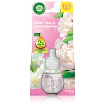 Air Wick Essential Oils White Peony & Jasmine Blossom rezervă pentru difuzorul electric
