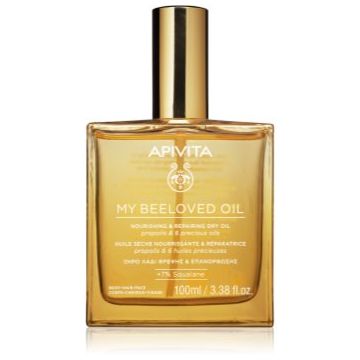Apivita My Beeloved Oil ulei hranitor uscat pentru față, corp și păr