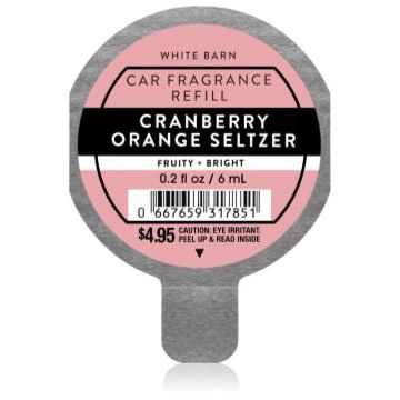 Bath & Body Works Cranberry Orange Seltzer parfum pentru masina rezervă