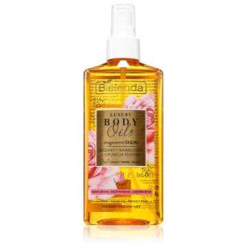 Bielenda Luxury Body Oils Rose + Camellia + Prickly Pear ulei pentru față, corp și păr