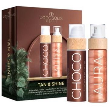 COCOSOLIS Tan & Shine set cadou pentru a scoate in evidenta bronzul