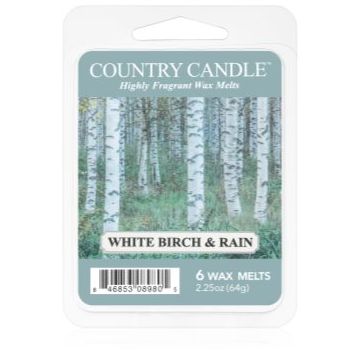 Country Candle White Birch & Rain ceară pentru aromatizator