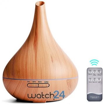 Difuzor de ulei esential, Aromaterapie, Umidificator de aer, Rezervor 500ML, Telecomanda si lumina veghe ajustabila STH-51