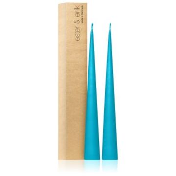 ester & erik cone candles turquoise (no. 56) lumanare
