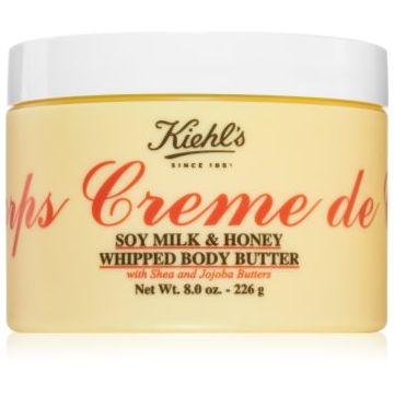 Kiehl's Creme de Corps Soy Milk & Honey Whipped Body Butter unt pentru corp unt de shea