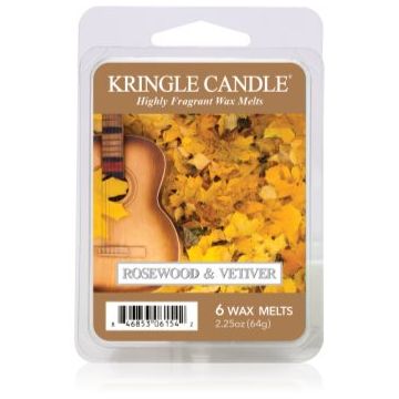 Kringle Candle Rosewood & Vetiver ceară pentru aromatizator