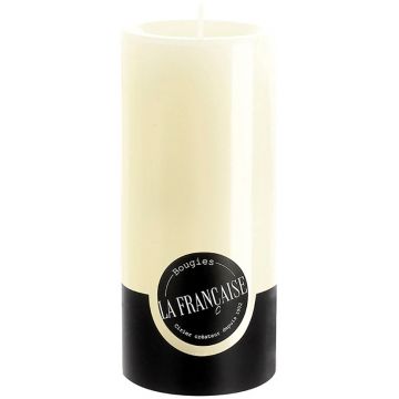Lumanare La Francaise Colorama Cylindre d 7cm  h 15cm  75 ore  ivoire
