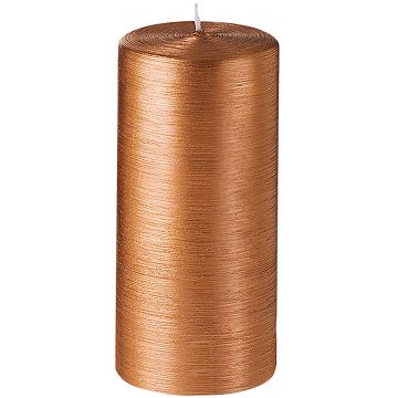 Lumanare La Francaise Colorama de Fetes  Cylindre  d 7cm  h 15cm  25 ore  cupru